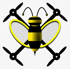 Drone Bee - Clip Art Drone Png, Transparent Png, Transparent PNG