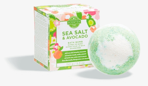 Sea Salt And Avocado Scentsy Bath Bomb, HD Png Download, Transparent PNG