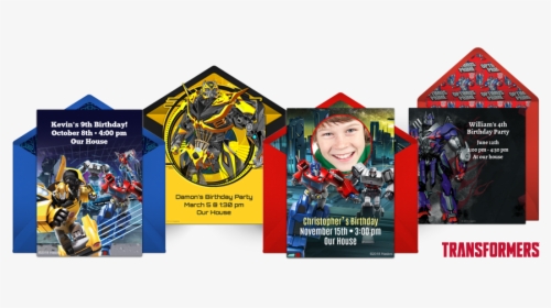 Transformers Online Invitations - Flyer, HD Png Download, Transparent PNG