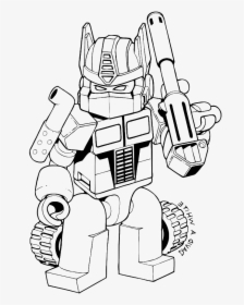 Robot Rescue Bot Coloring Page, Printable Robot Rescue - Transformers Angry Birds Colouring, HD Png Download, Transparent PNG