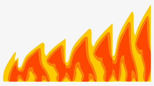 How To Draw Flames Fire - Hell Clipart, HD Png Download, Transparent PNG
