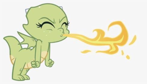 Collection Of Free Drawing Flames Cute Download On - Cute Dragon Breathing Fire, HD Png Download, Transparent PNG