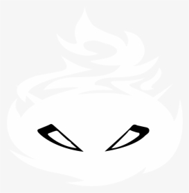 Flame Logo Black And White, HD Png Download, Transparent PNG
