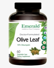 Emerald Olive Leaf Bottle - Emerald L Glutathione, HD Png Download, Transparent PNG