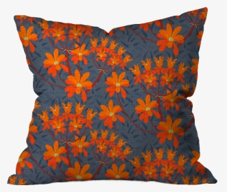 Milkweed Flower Floral Outdoor Pillow - Cushion, HD Png Download, Transparent PNG