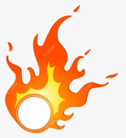 Fire Circle Clipart Transparent Png - Fire Drawing In Circle, Png Download, Transparent PNG
