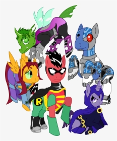 Teen Titans As My Little Ponies, HD Png Download, Transparent PNG