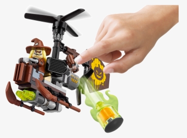 Lego The Batman Movie 70913 Scarecrows Fryktgassangrep, - Lego Batman Espantapajaros Helicoptero, HD Png Download, Transparent PNG