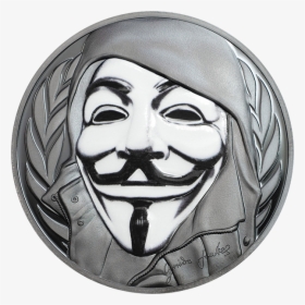 Transparent V For Vendetta Mask Png - Fawkes Mask Hand Drawing, Png Download, Transparent PNG