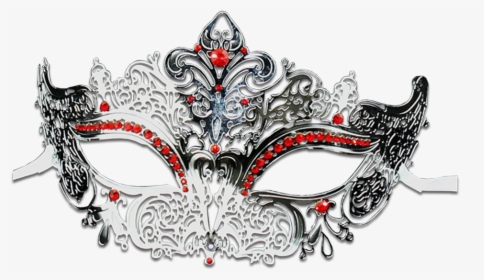 Silver Series Women S Laser Cut Metal Venetian Masquerade - Illustration, HD Png Download, Transparent PNG
