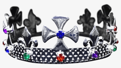 Multi-colored Silver Kings Crown - Crown, HD Png Download, Transparent PNG