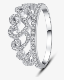 Hearts Tiara Ring - Engagement Ring, HD Png Download, Transparent PNG