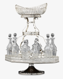 Silver Plate Epergne And Cruet Service - Tiara, HD Png Download, Transparent PNG