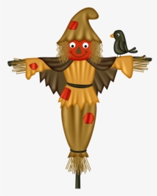 Crows Scarecrow Cartoon Free Download Png Hq Clipart - Scarecrow, Transparent Png, Transparent PNG