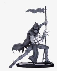 Batman Black & White Statue Scarecrow By Danda - Batman Black And White Scarecrow Statue, HD Png Download, Transparent PNG