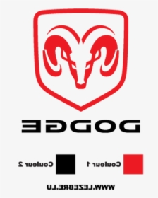 Dodge Symbol Zwd9 Sticker Dodge Logo - Dodge Ram Png, Transparent Png, Transparent PNG