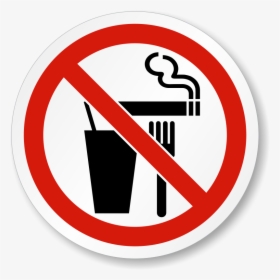 No Eating Drinking Or Smoking Sign, HD Png Download, Transparent PNG