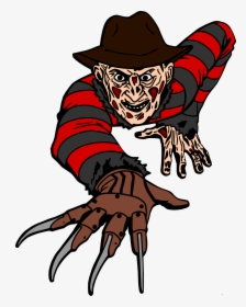 Freddy Krueger Jason Voorhees Drawing Clip Art - Freddy Krueger Clipart, HD Png Download, Transparent PNG