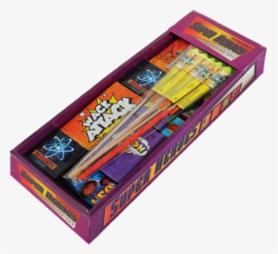 Transparent Purple Fireworks Png - Superhero Selection Box Fireworks, Png Download, Transparent PNG