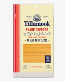 Tillamook Sharp Cheddar Cheese Slices, HD Png Download, Transparent PNG