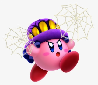 Transparent Cobweb Clipart - Kirby Star Allies Spider Kirby, HD Png Download, Transparent PNG