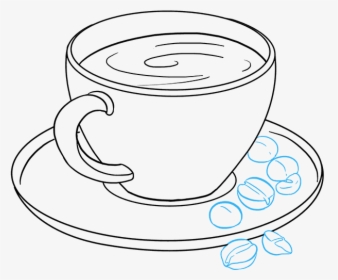 How To Draw Coffee Cup - Easy To Draw Coffee Mug, HD Png Download, Transparent PNG