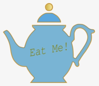 Transparent Teacup Drawing Png - Alice In Wonderland Teapot Art, Png Download, Transparent PNG