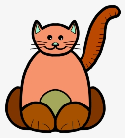 Cartoon Cat Drawings 17, - Kat Tekening Png, Transparent Png, Transparent PNG