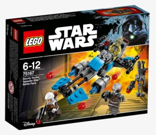 Transparent Star Wars Png Images - Lego Bounty Hunter Speeder Bike Battle Pack, Png Download, Transparent PNG