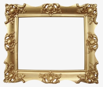 Gold Ornate Frame Png, Transparent Png, Transparent PNG