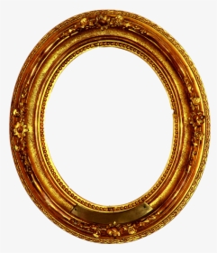 Golden Decorative By R - Golden Frame Round Png, Transparent Png, Transparent PNG