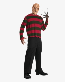 Adult Freddy Krueger Halloween Costume - Freddy Krueger Halloween Costume, HD Png Download, Transparent PNG