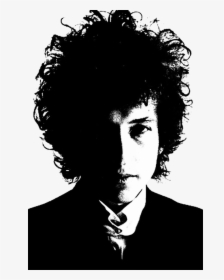 Bob Dylan - Bob Dylan Black And White Art, HD Png Download, Transparent PNG