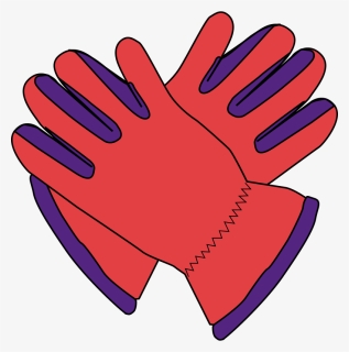 Clip Art Gloves At Clker Com - Gloves Clipart, HD Png Download, Transparent PNG