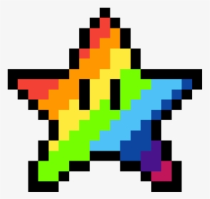 Super Mario Rainbow Star, HD Png Download, Transparent PNG