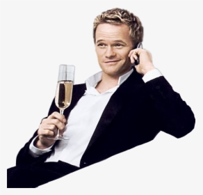 #suitup #barneystinson #himym - Barney Stinson With Phone, HD Png Download, Transparent PNG