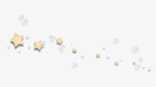 #stars #bubbles #starsandbubbles #sky #gold - Duck, HD Png Download, Transparent PNG