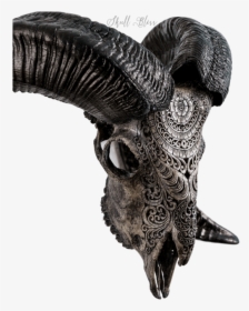 Carved Ram Skull - Bat, HD Png Download, Transparent PNG