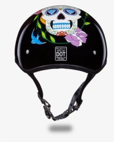 Transparent Biker Skull Png - Ladies Skull Motorcycle Helmet, Png Download, Transparent PNG