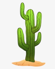 Cactus Clip Art Saguaro Portable Network Graphics Image - Transparent Background Cactus Clipart Transparent, HD Png Download, Transparent PNG