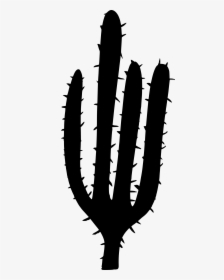 Vector Transparent Cactus Silhouette, HD Png Download, Transparent PNG
