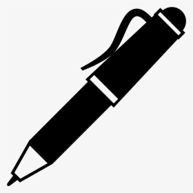Pencil Emoji Png Images - Black And White Pen Emoji, Transparent Png, Transparent PNG