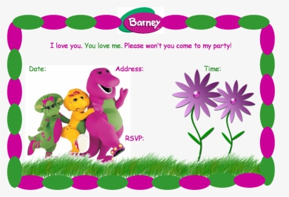 Barney Run Jump Skip And Sing, HD Png Download, Transparent PNG