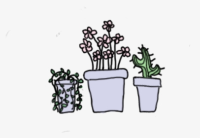 #plants #cactus #succulent #drawing #pastel #cute #aesthetic - Plants Are Friends Quotes, HD Png Download, Transparent PNG