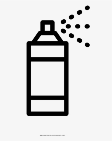 Spray Paint Coloring Page - Nasal Spray, HD Png Download, Transparent PNG