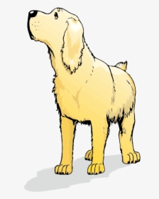 Golden Retriever Labrador Retriever Goldendoodle Labradoodle - Lab Cartoon Puppy Golden Retriever, HD Png Download, Transparent PNG