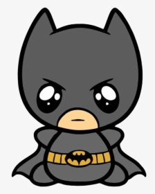batman #kawaii #chibi #freetoedit - Batman Kawaii, HD Png Download ,  Transparent Png Image - PNGitem