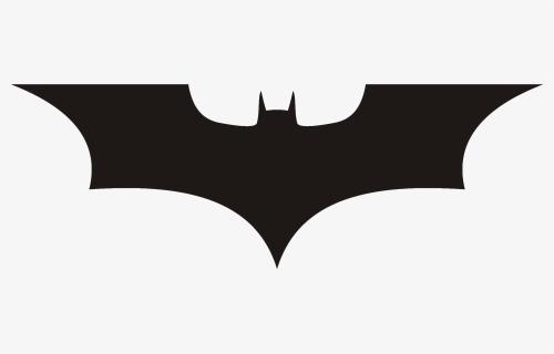 Batman,fictional Character,bat,black And White,clip - Dark Knight Logo Png, Transparent Png, Transparent PNG