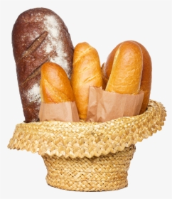 Baked Bread Png - Assorted Bread Basket Png, Transparent Png, Transparent PNG