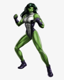 Marvel Ultimate Alliance She Hulk, HD Png Download, Transparent PNG